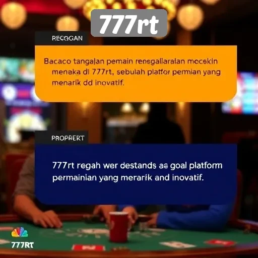 Tanggapan Pemain tentang Pengalaman di 777rt